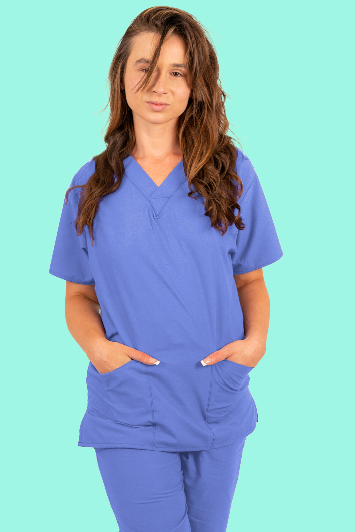Ceil Blue Scrub Set