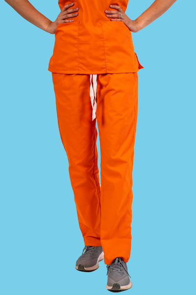Orange Scrub Pant