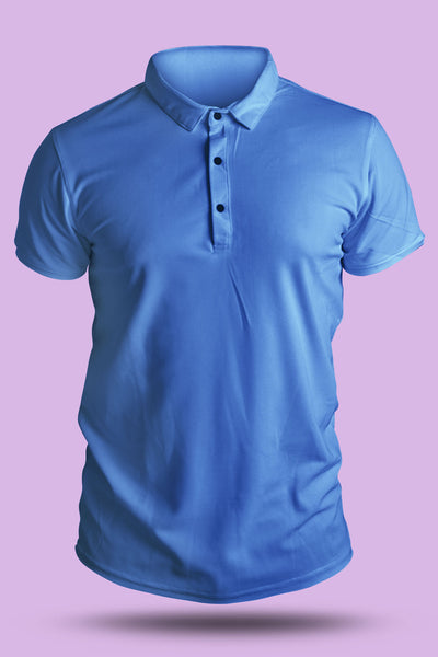 Ceil Blue Polo Shirt