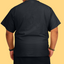 Men's Black Scrub Top