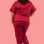 Burgundy Scrub Pant