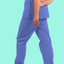 Ceil Blue Scrub Pant