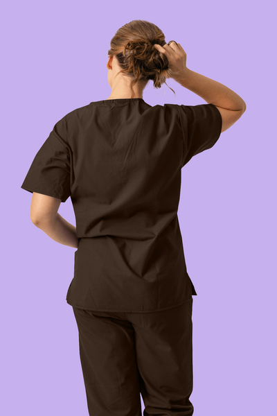 Chocolate Scrub Top