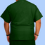 Men's Dark Hunter Green Scrub Top