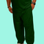 Men's Dark Hunter Green Scrub Pant