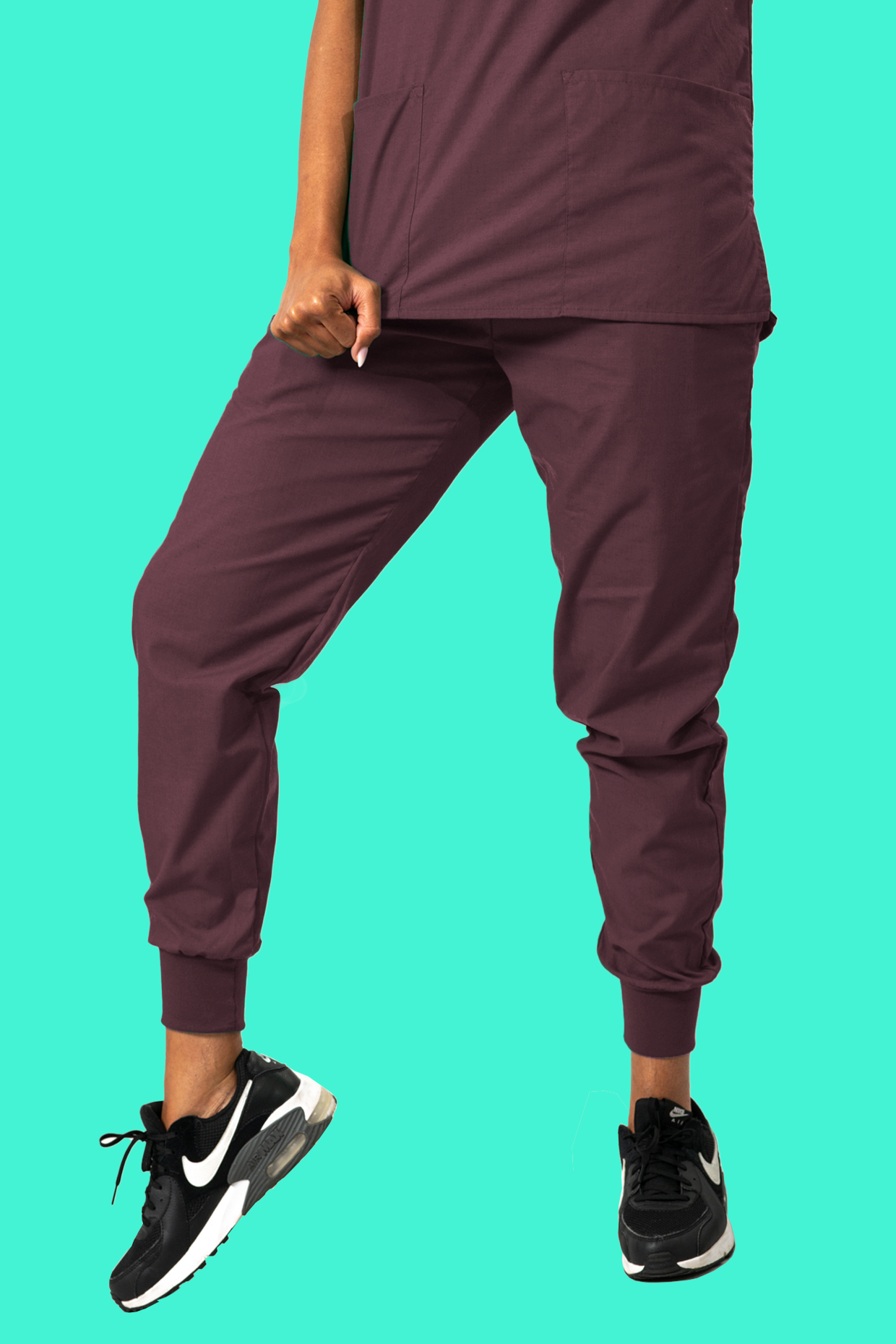 Eggplant Scrub Pant