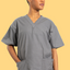 Grey Scrub Top