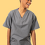 Grey Scrub Top