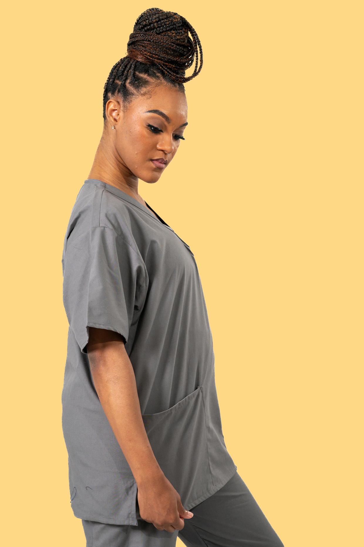 Grey Scrub Set