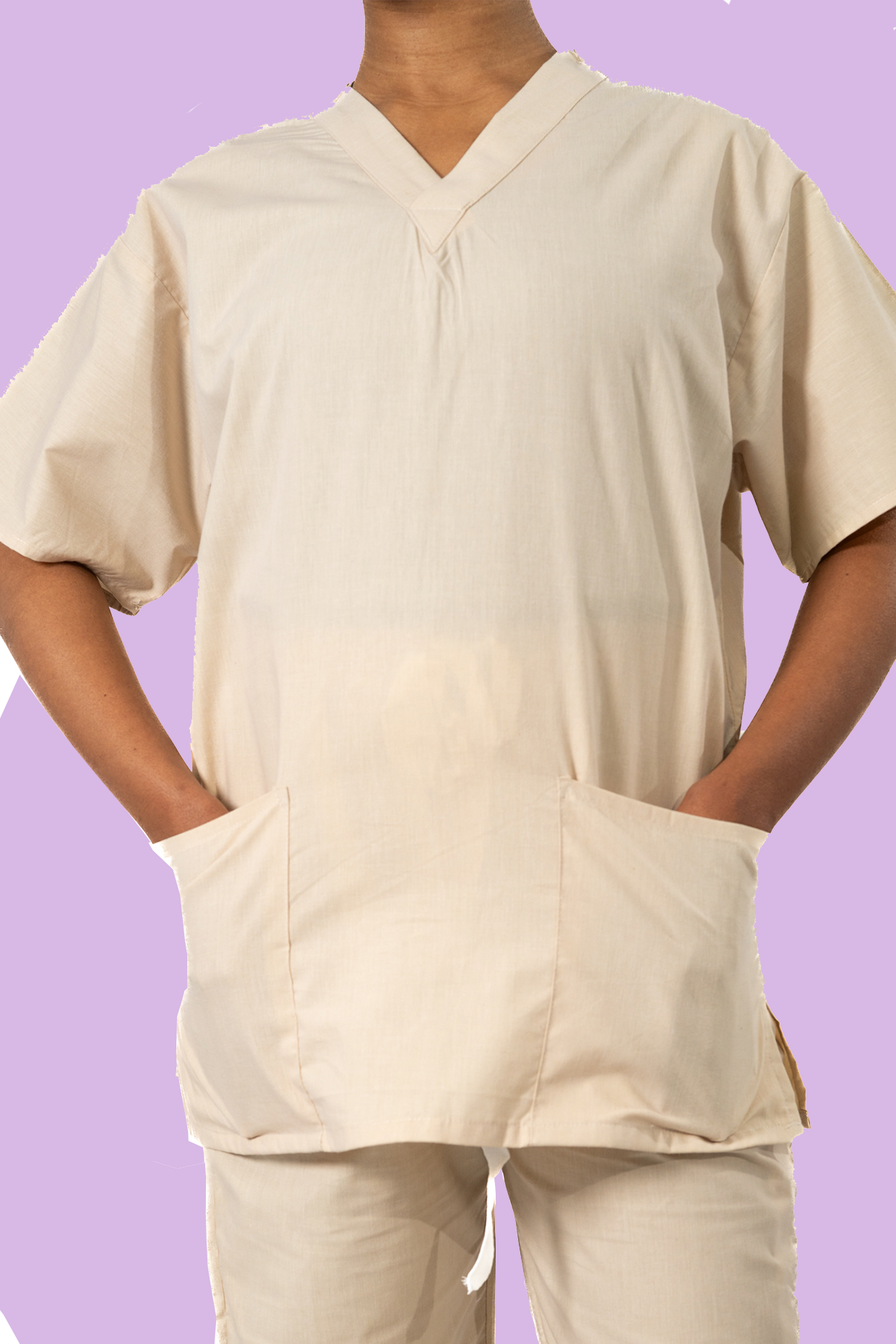 Khaki Scrub Set