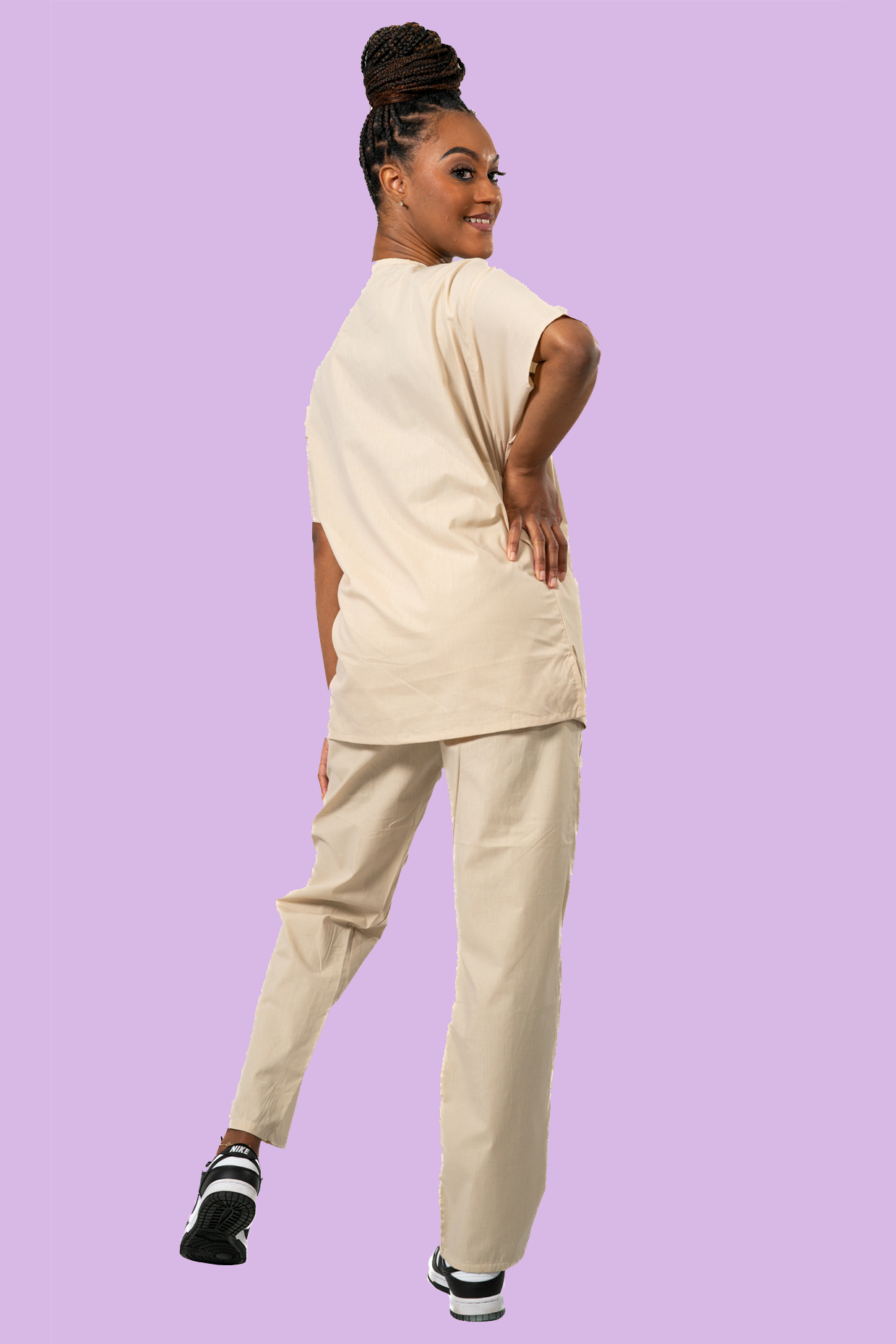 Khaki Scrub Set