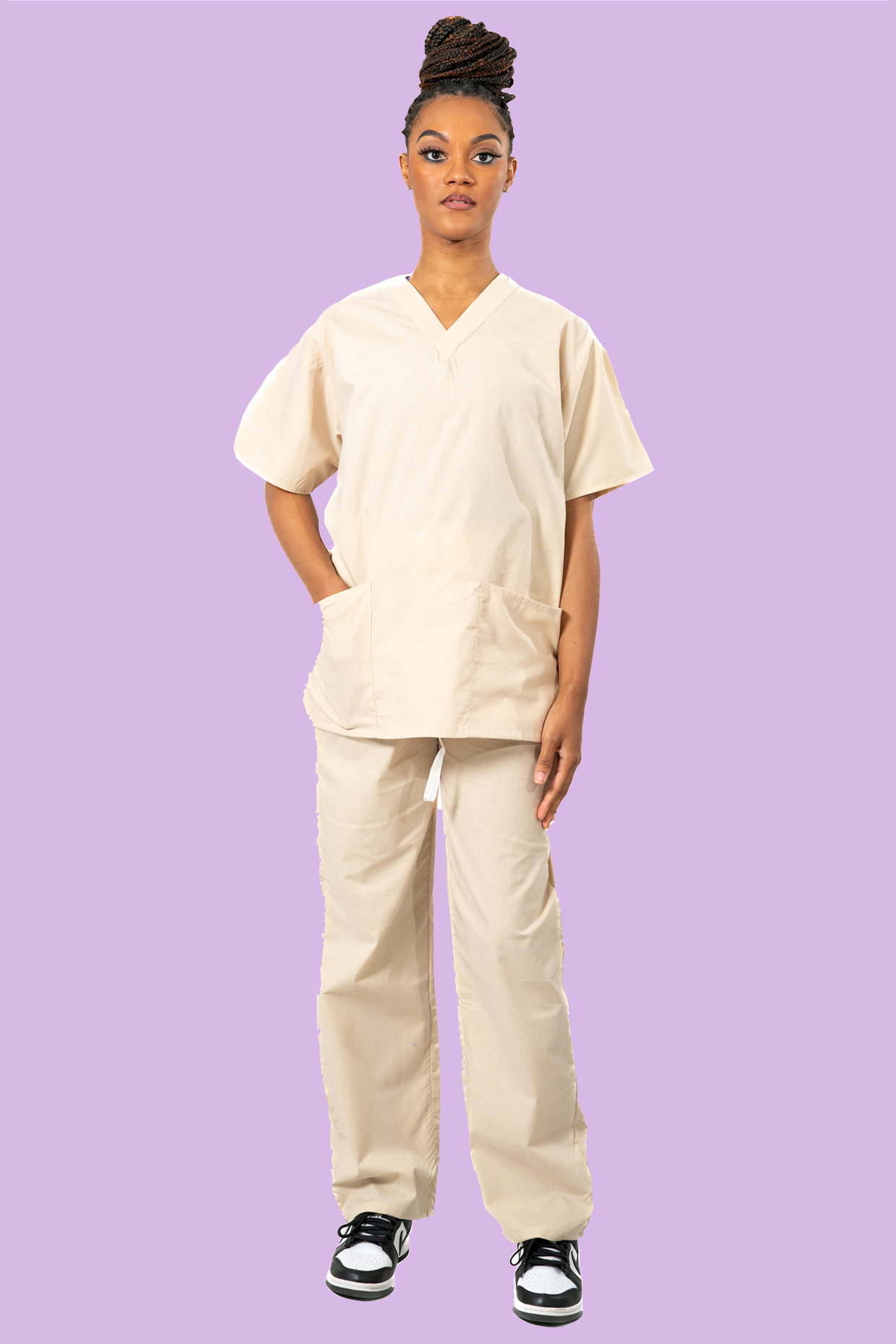 Khaki Scrub Set