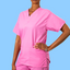 Light Pink Scrub Top