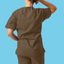 Light Brown Scrub Top