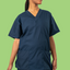 Navy Scrub Top