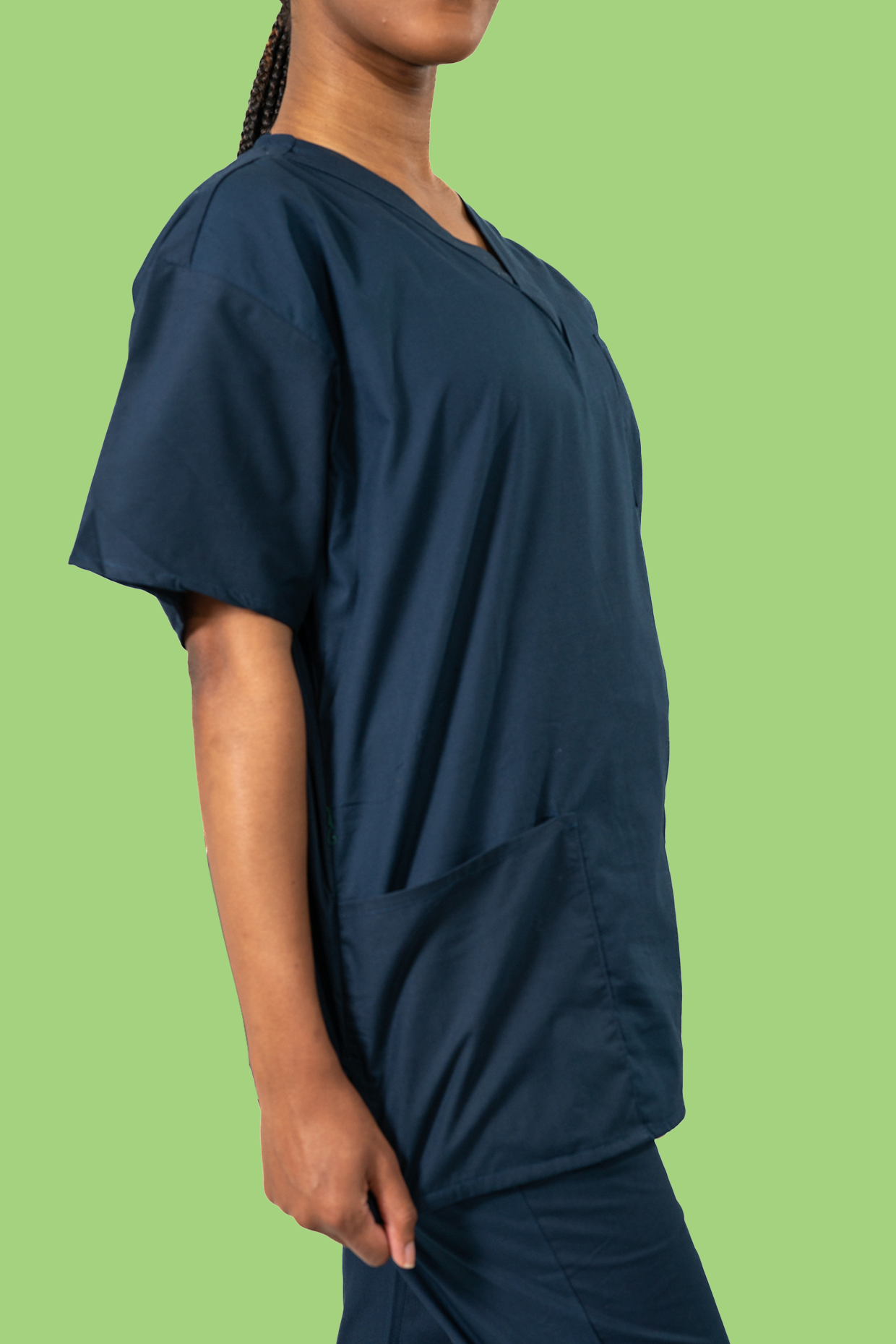 Navy Scrub Top