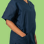 Navy Scrub Top