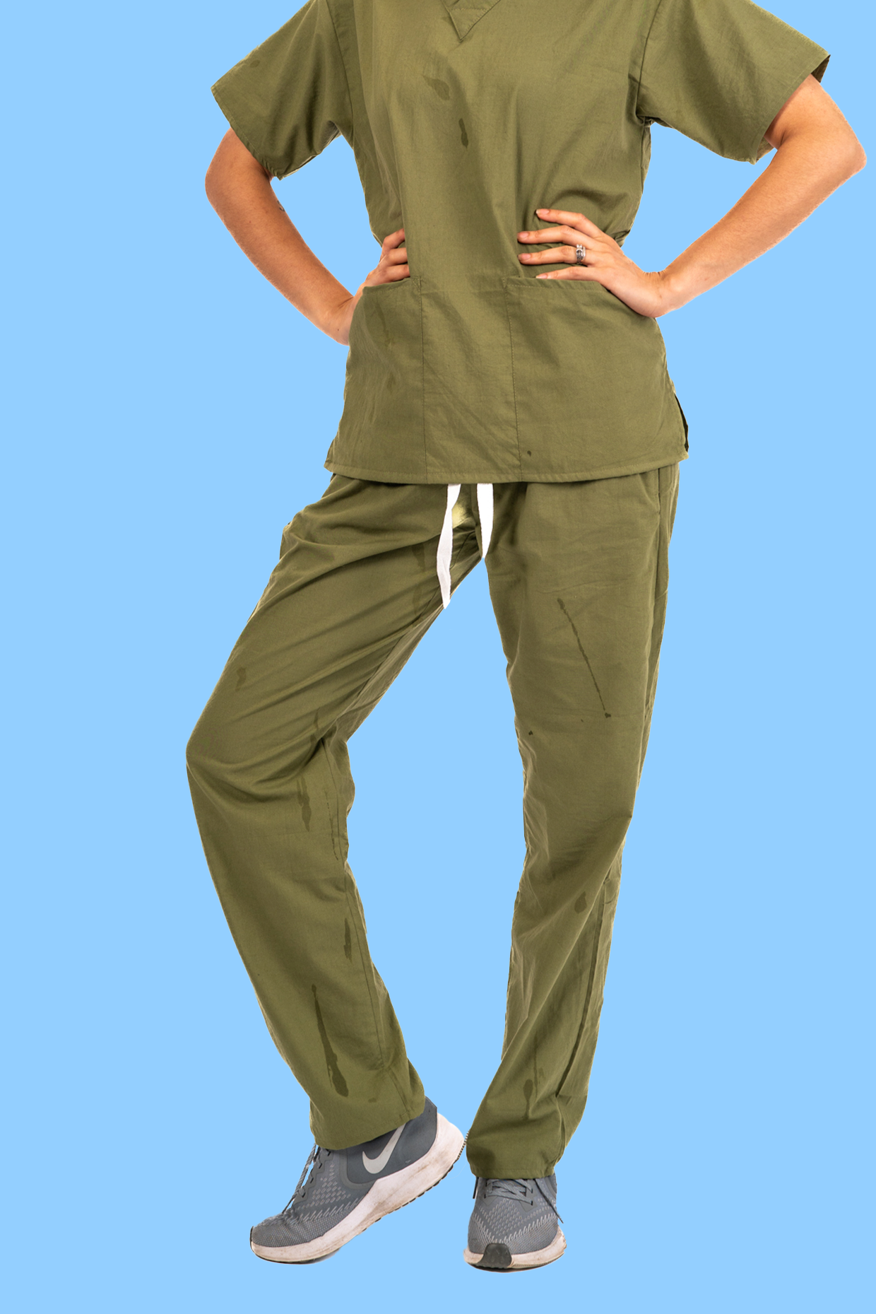 Olive Scrub Pant