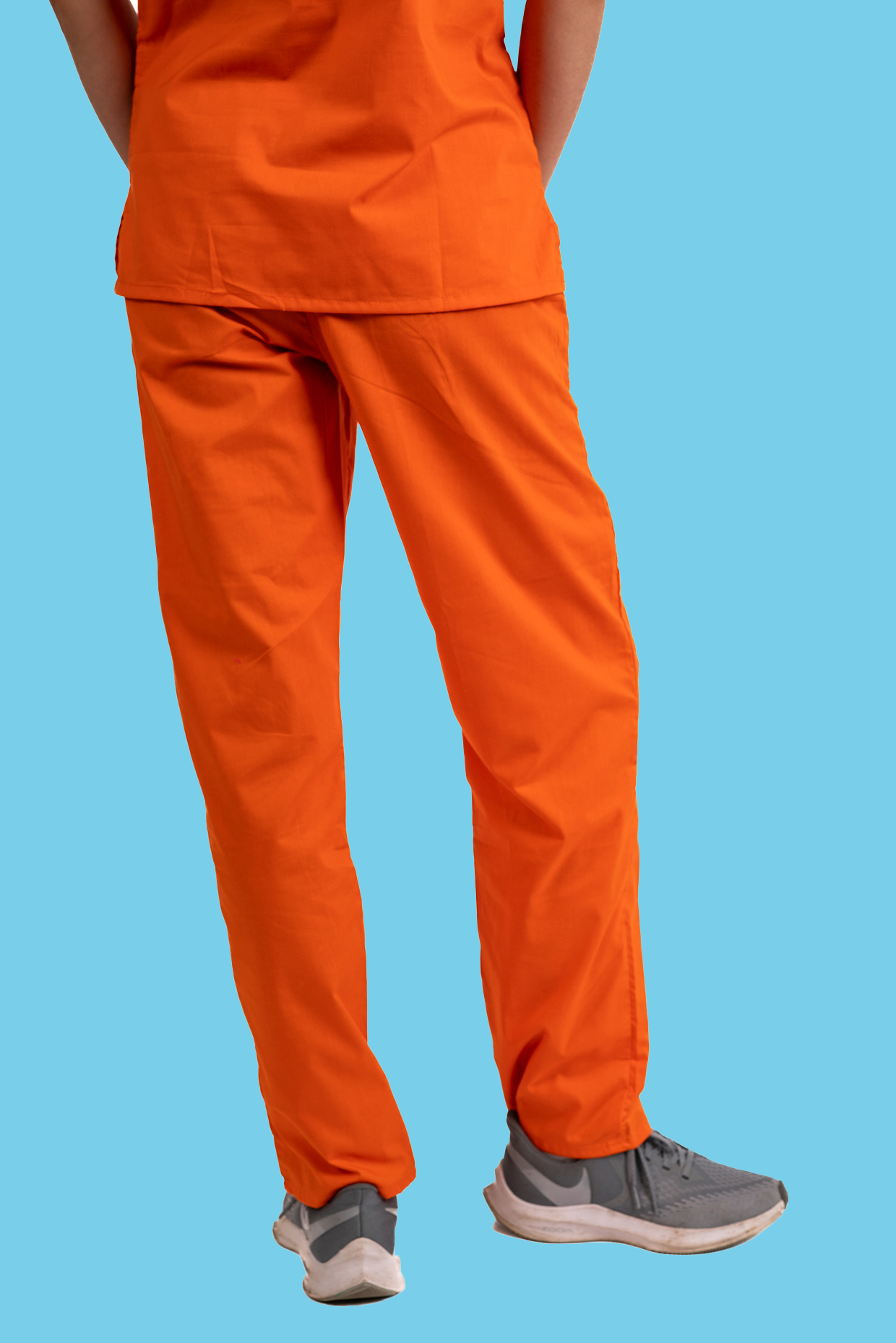 Orange Scrub Set