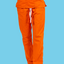 Orange Scrub Pant