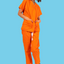 Orange Scrub Set