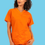 Orange Scrub Top