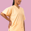 Peach Scrub Top