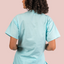 Powder Blue Scrub Top