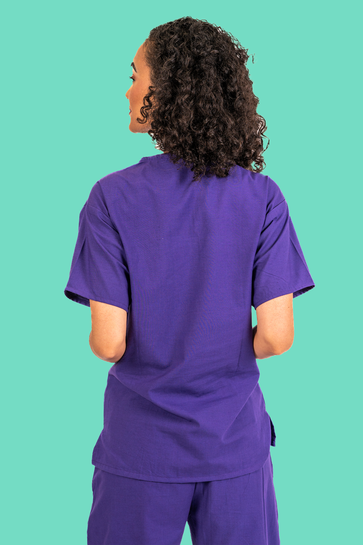 Purple Scrub Top