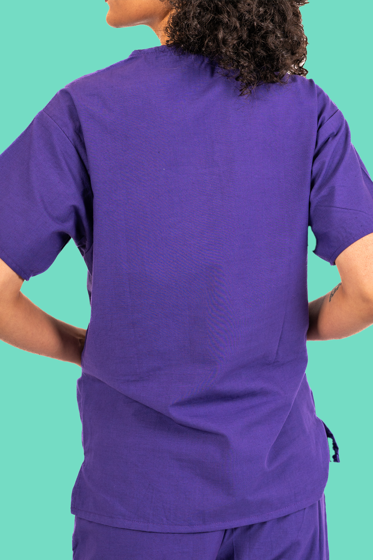 Purple Scrub Top