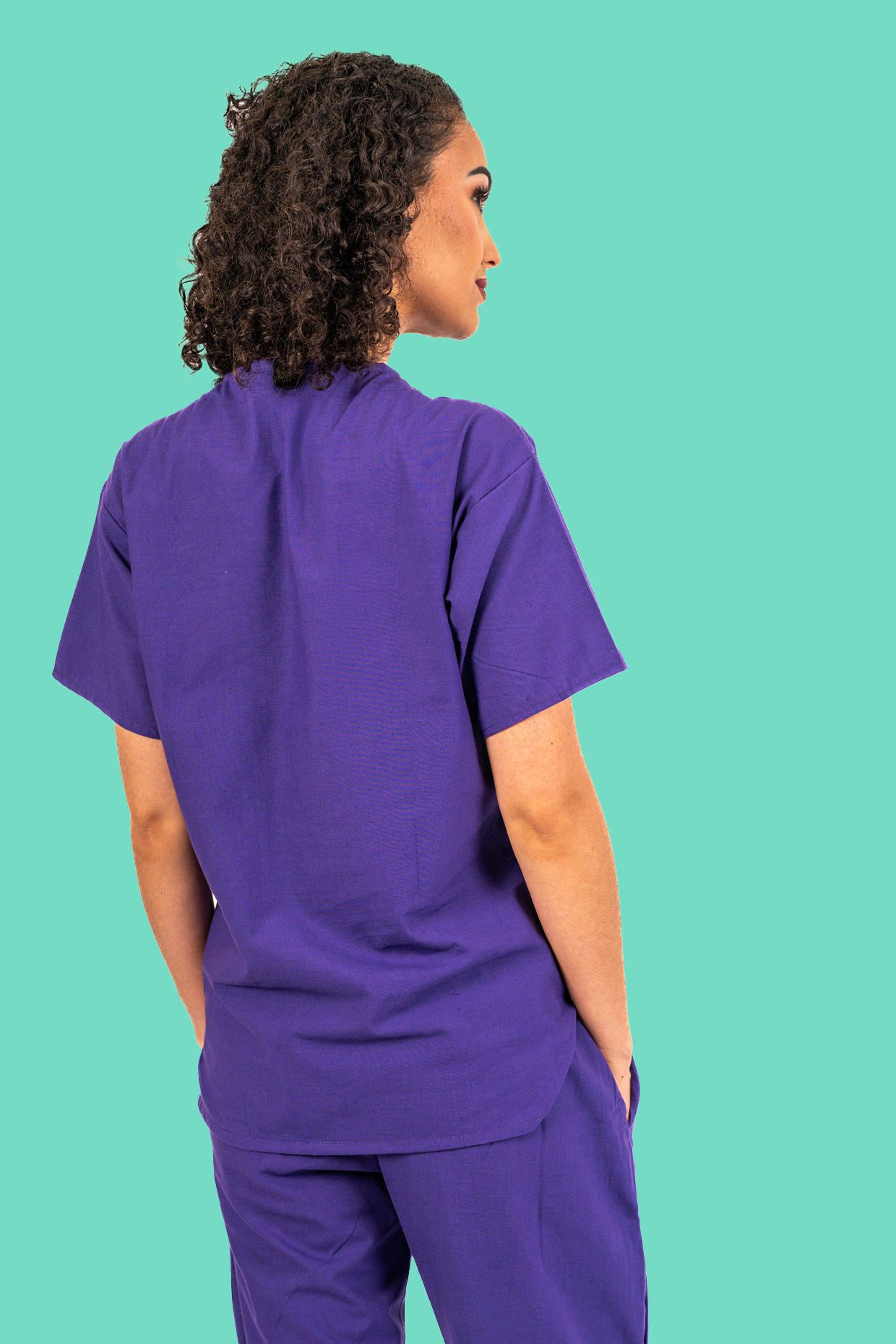 Purple Scrub Top