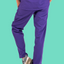 Purple Scrub Pant