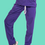 Purple Scrub Pant