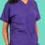 Purple Scrub Top