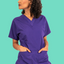 Purple Scrub Top