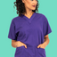 Purple Scrub Top