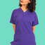 Purple Scrub Top