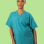 Teal Scrub Top