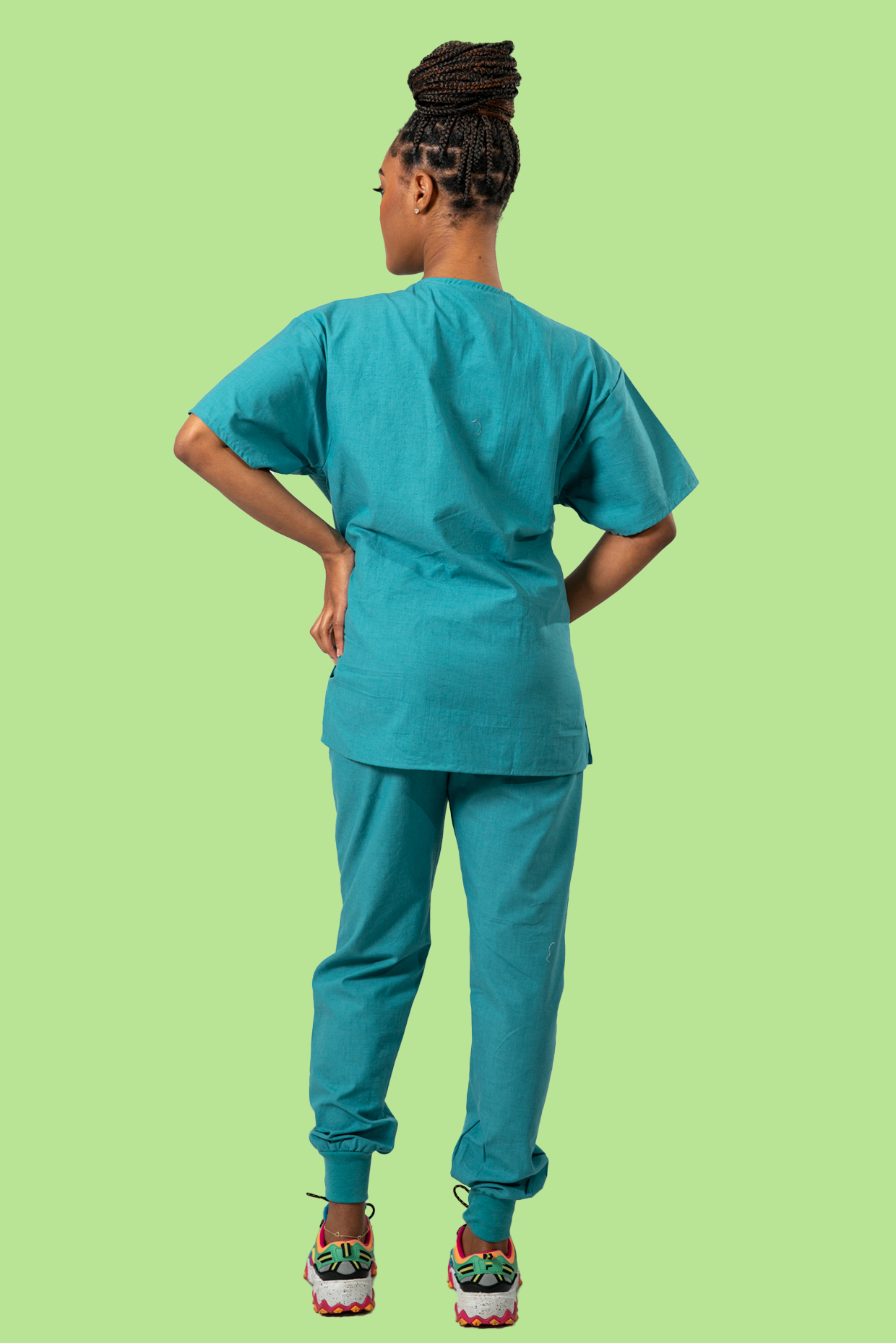 Teal Scrub Set