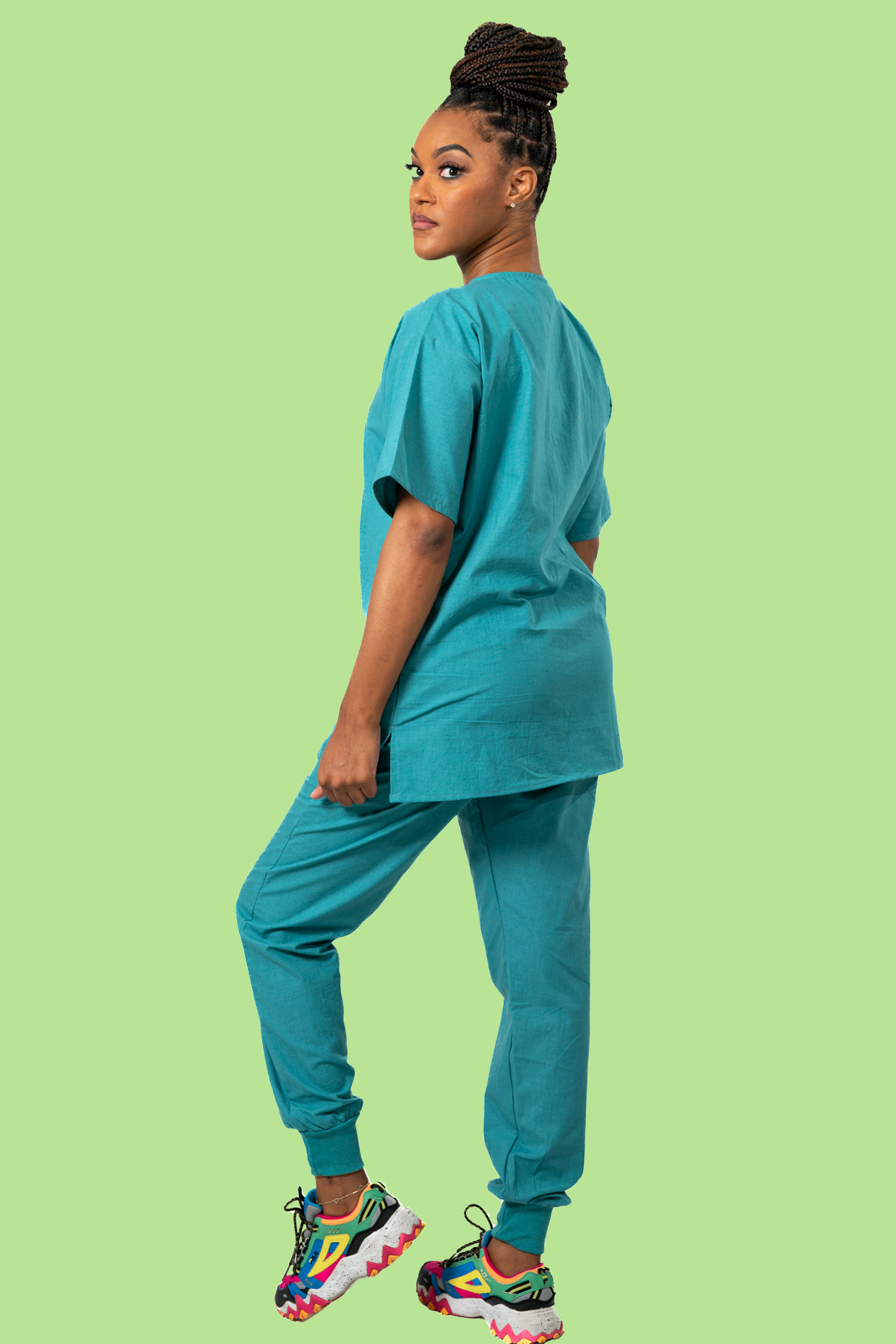 Teal Scrub Set