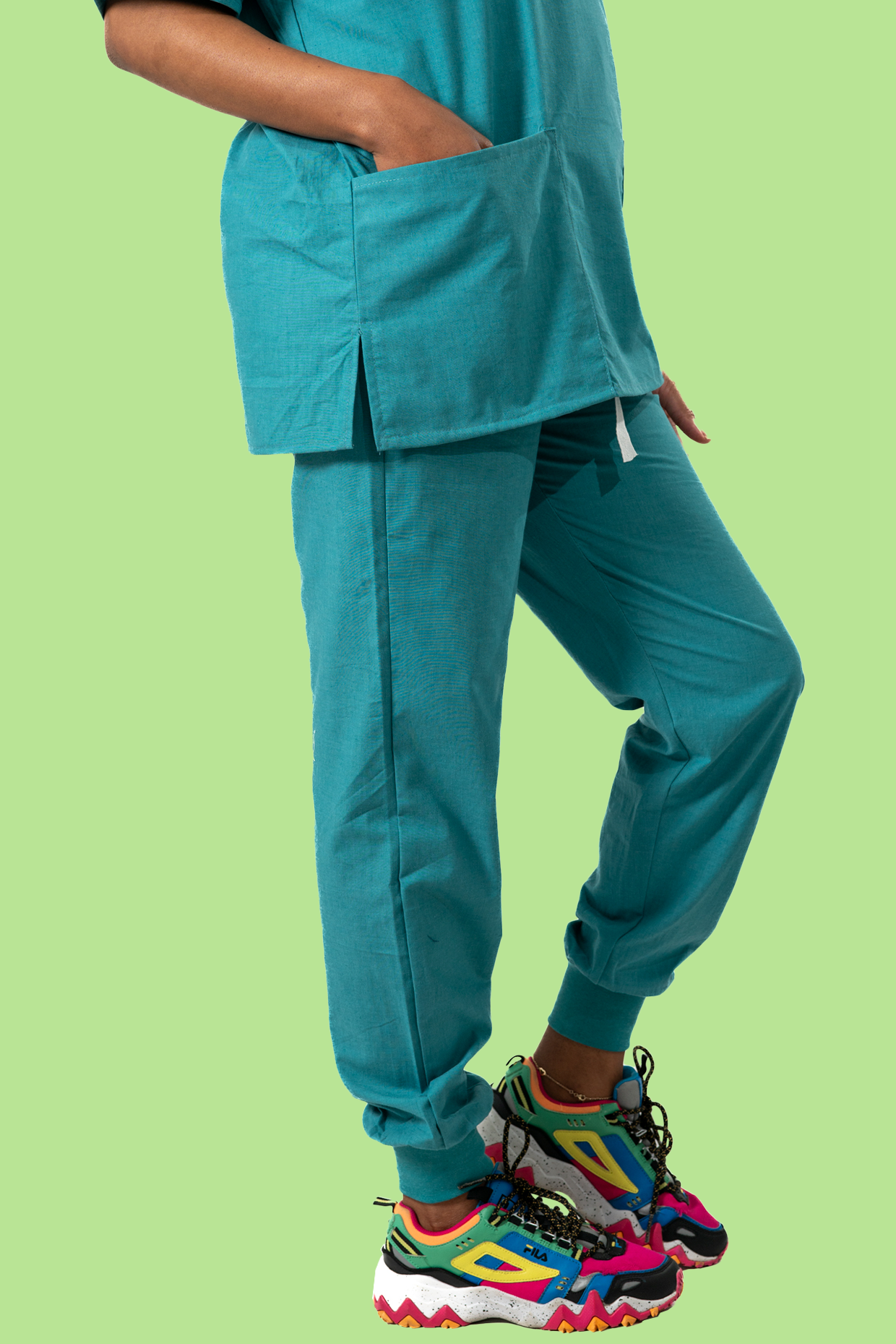 Teal Scrub Set