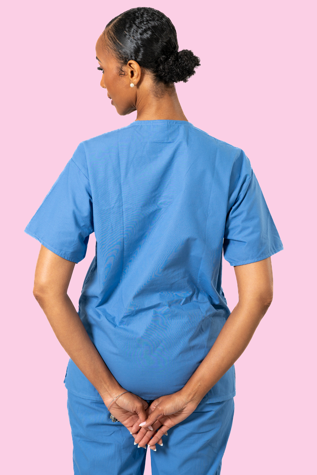 Turquoise Scrub Top