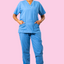 Turquoise Scrub Top