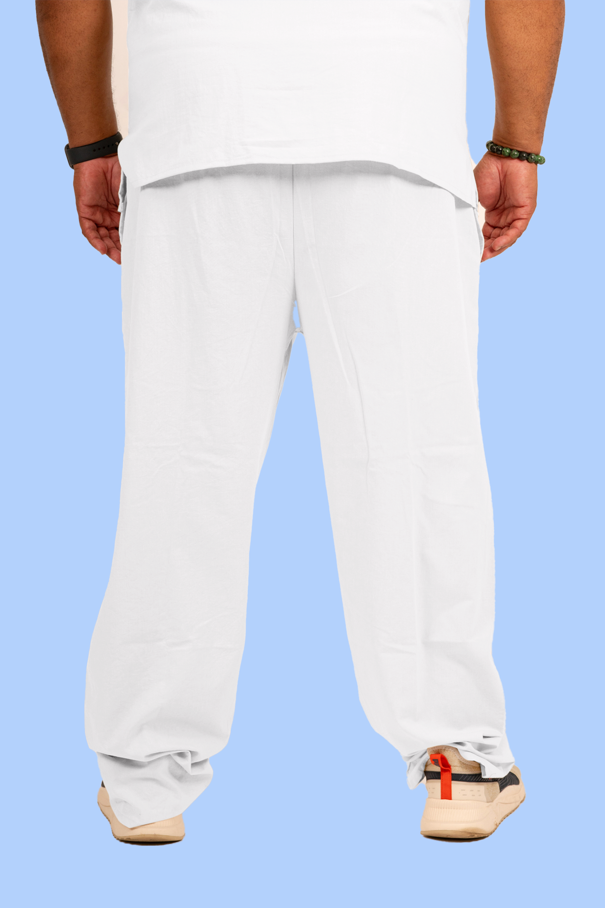 Men's White Scrub Pant