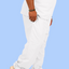 Men's White Scrub Pant