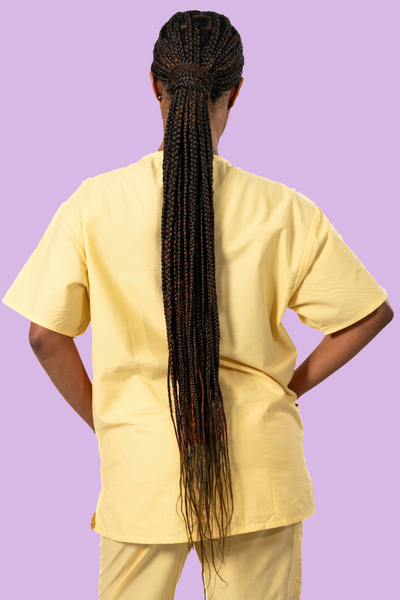 Yellow Scrub Top