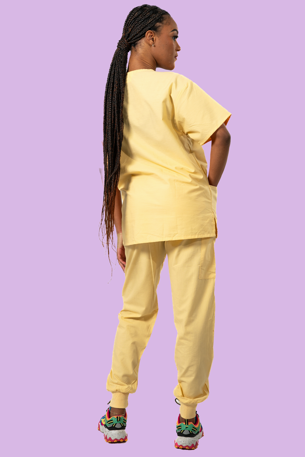 Yellow Scrub Set