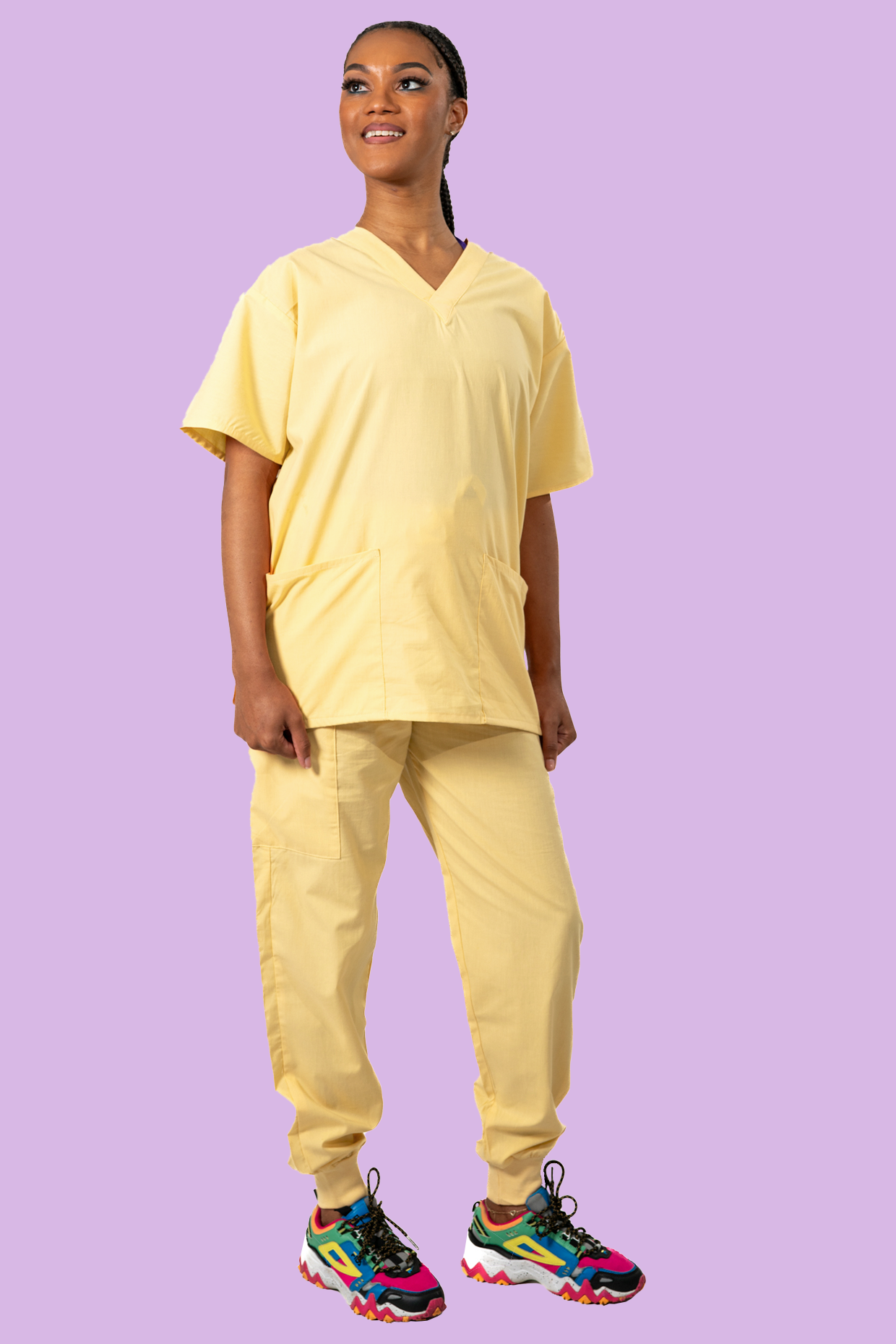 Yellow Scrub Set